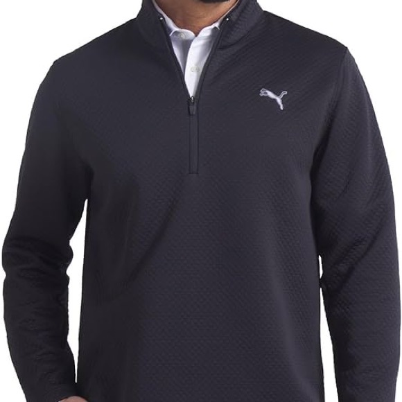 Puma Other - NWT PUMA Men's Black Pebble 1/4 Zip